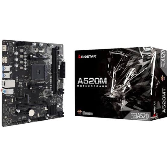 CARTE MERE AMD BIOSTAR A520 MT+CPU AMD RAYZEN7 3700X AVEC VENTILLO